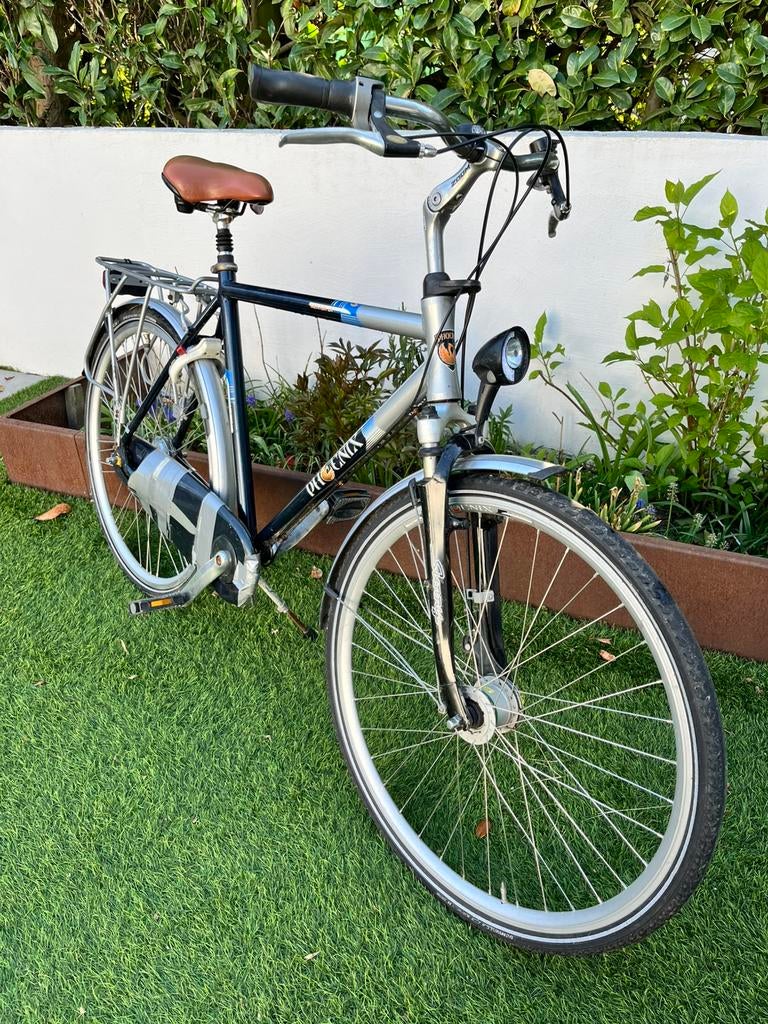 Heren fiets Merk Phoenix, Gebruikt, Versnellingen, 57 tot 61 cm, Trommelrem