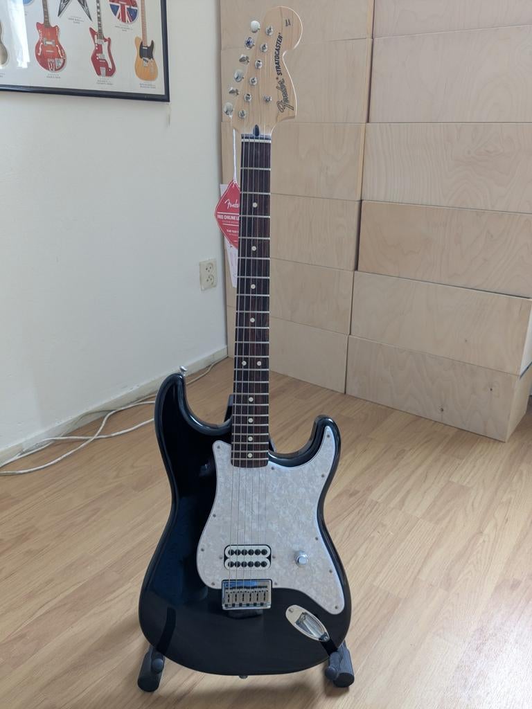 Fender Stratocaster Deluxe Series Zwart, Muziek en Instrumenten, Ophalen, Zo goed als nieuw, Solid body, Fender