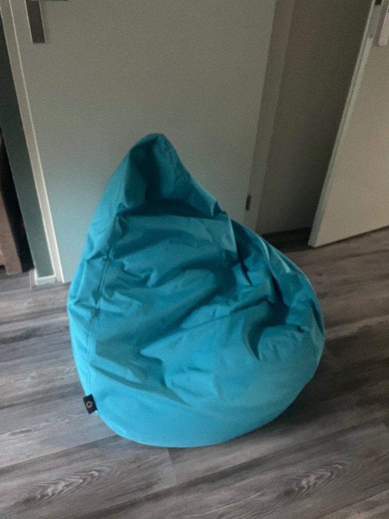 Zitzak blauw Loft 25, Ophalen, Zo goed als nieuw, Blauw, Zitzak