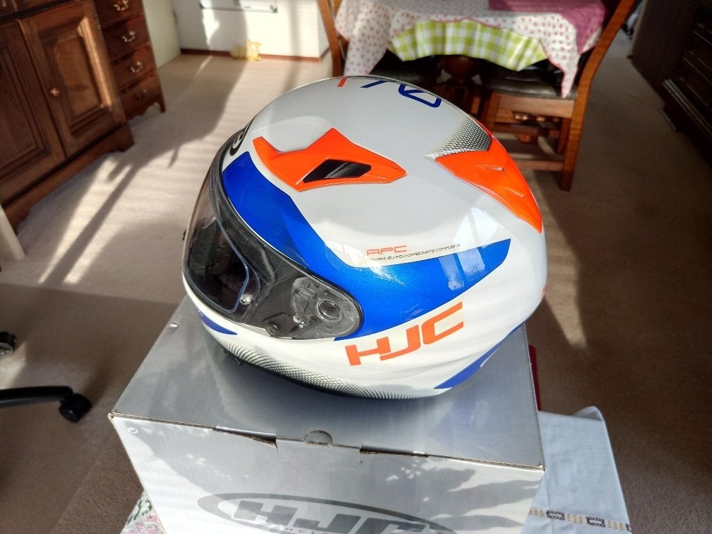 schitterende HJC helm maat XL, Ophalen of Verzenden, Integraalhelm, Tweedehands, XL
