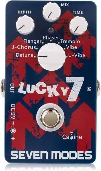 Caline CP-38  Lucky 7 multi effect pedaal, Muziek en Instrumenten, Effecten, Ophalen of Verzenden, Zo goed als nieuw, Multi-effect