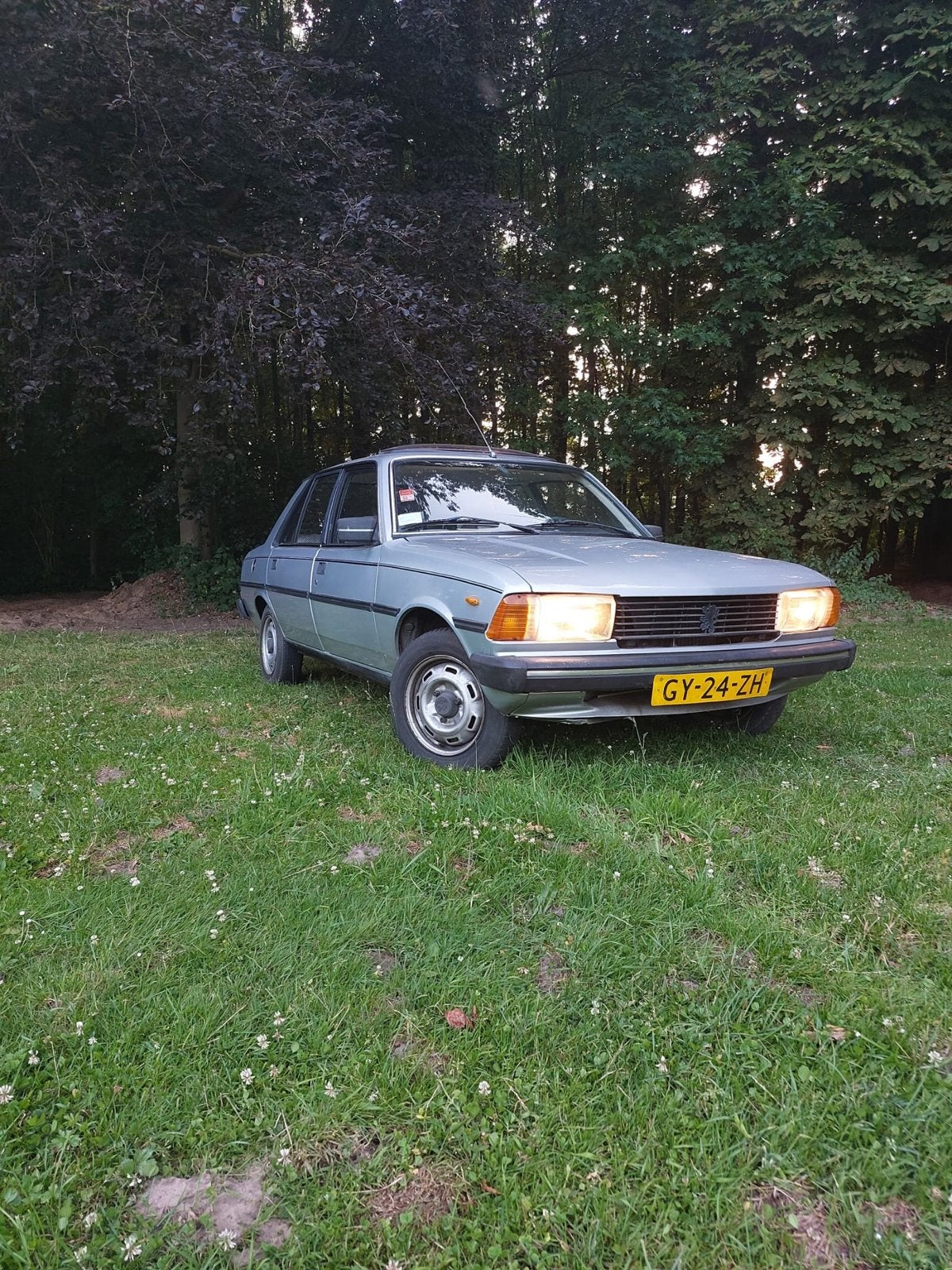 Peugeot 305 1.5 SR 1981 Grijs, Auto's, Peugeot, 4 cilinders, 1472 cc, Origineel Nederlands, Handgeschakeld