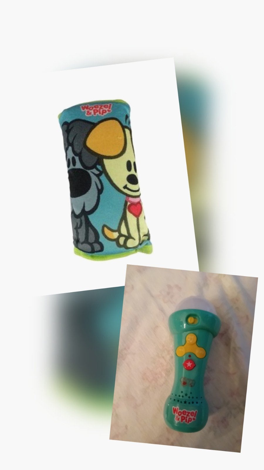 Woezel en pip microfoon en gordel kussen, Kinderen en Baby's, Ophalen of Verzenden, Zo goed als nieuw, Overige typen