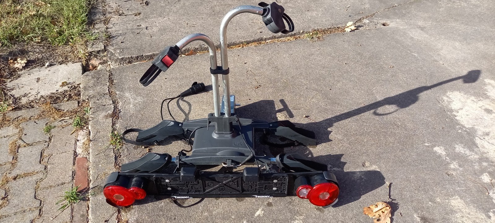 Twinny Load E-Carrier, Ophalen, Gebruikt, 2 fietsen, Trekhaakdrager