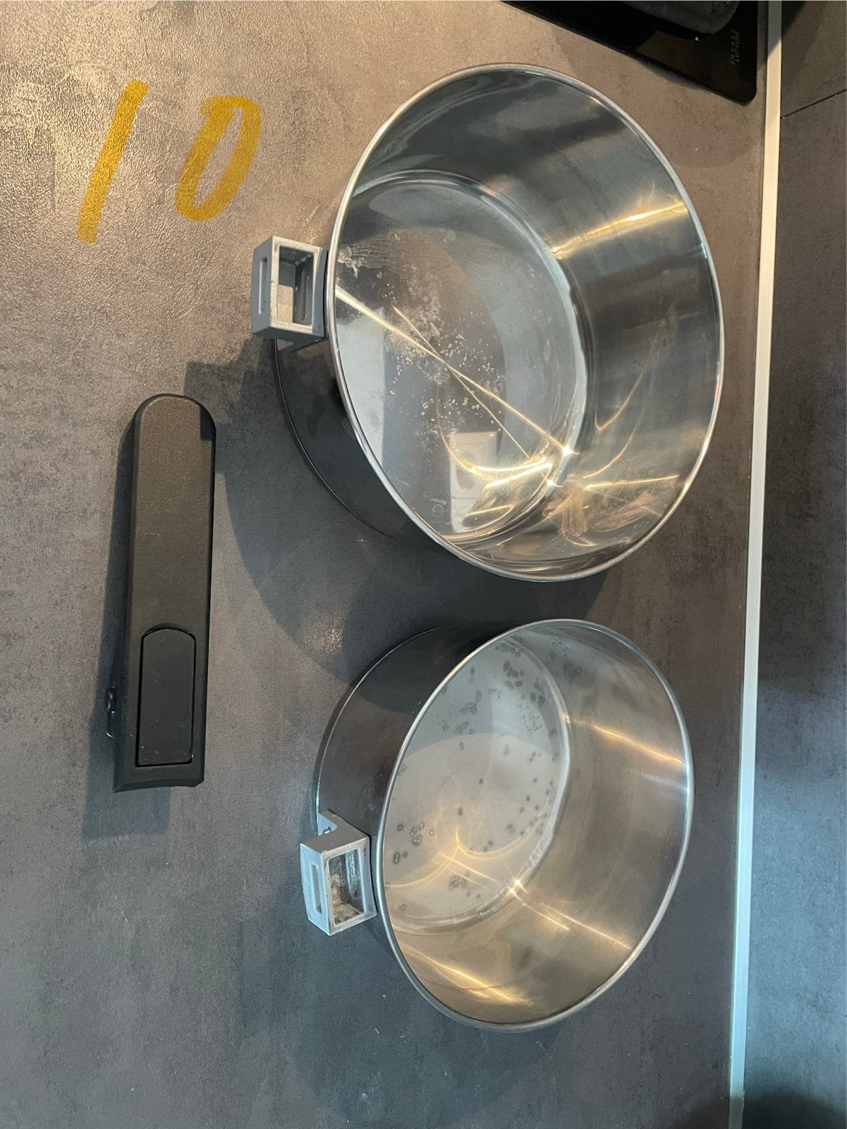 IKEA afneembare pannen, vaatwasserbestendig, Ophalen of Verzenden, Gebruikt, Rvs, Kookpan of Snelkookpan