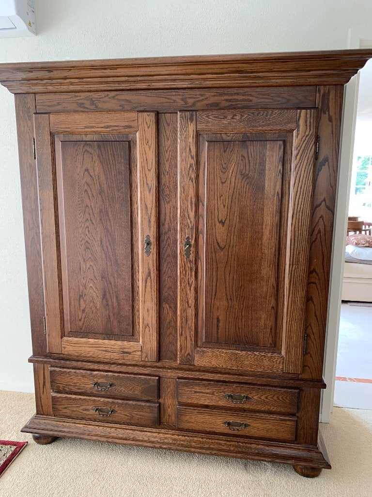 Zware vintage kast, Ophalen, Gebruikt