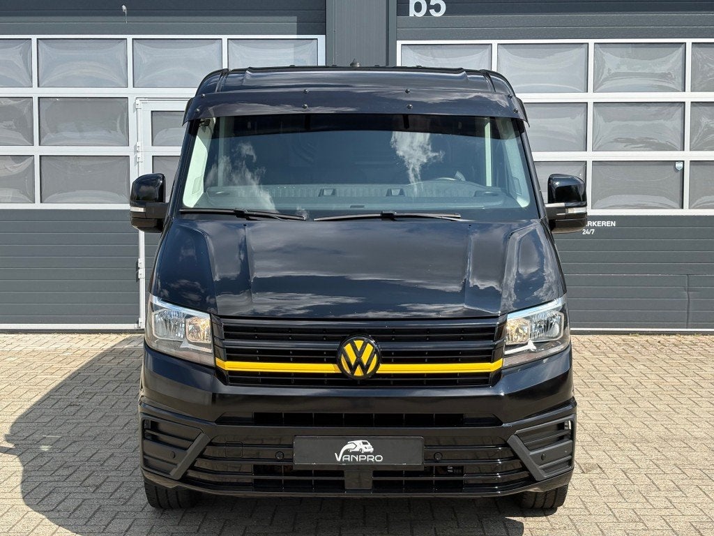 Volkswagen CRAFTER 2.0 TDI 140PK L3H2 / Automaat / Cruise /, Volkswagen, 3000 kg, Zwart, Bedrijf