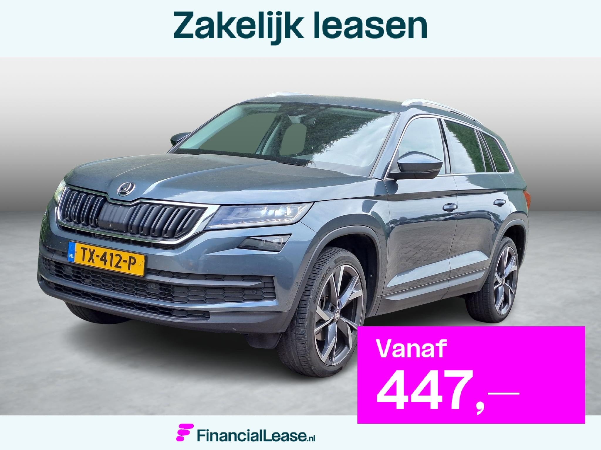 Skoda Kodiaq 1.5 TSI Style Business, 7-Persoons, Trekhaak, L, 4 cilinders, 7 stoelen, Origineel Nederlands, Bedrijf