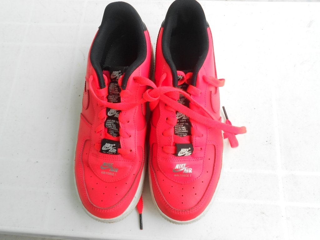 Nike, Airforce 1, rood/wit maat 39 gedragen maar nog prima,, Ophalen, Overige kleuren, Sneakers of Gympen, Gedragen