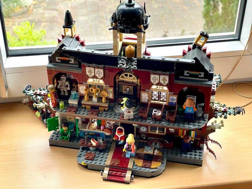 Lego Hidden Side Newbury Spookschool 70425, Gebruikt, Overige thema's, Lego, Ophalen of Verzenden