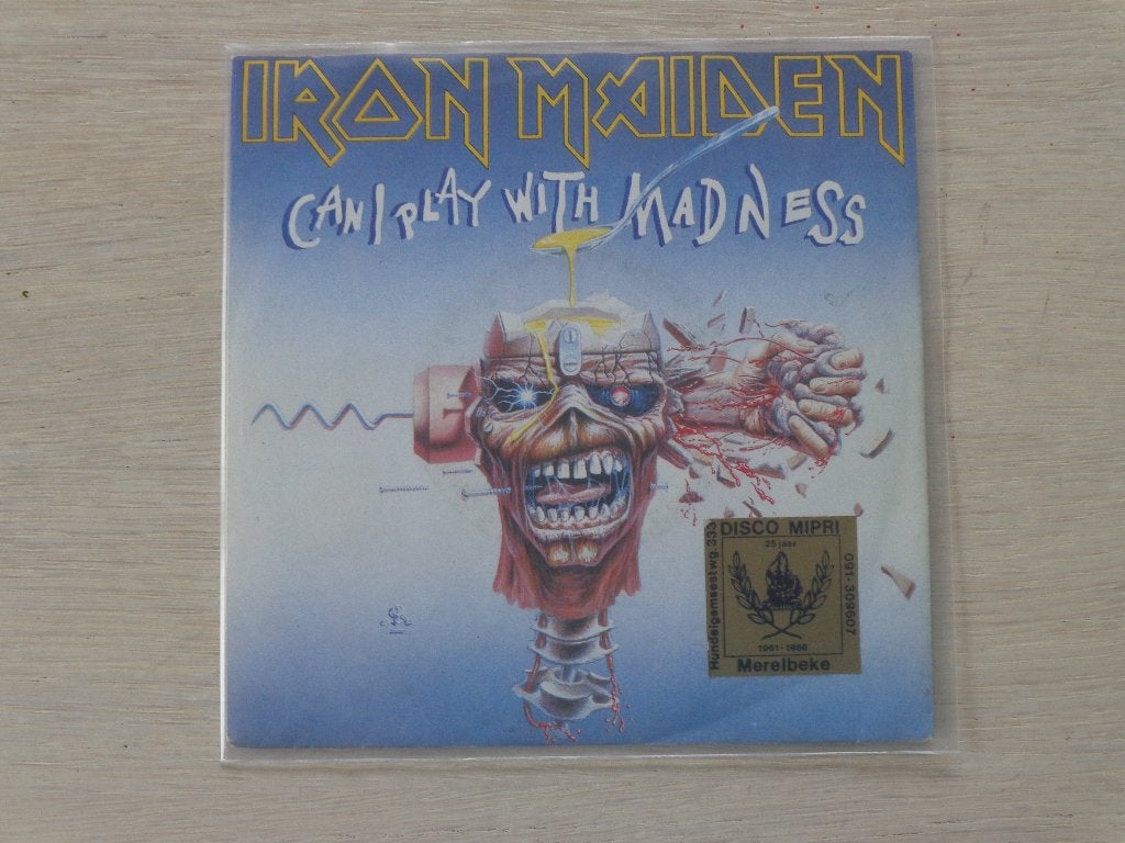 Iron Maiden – Can I Play With Madness, 7 inch, Ophalen of Verzenden, Zo goed als nieuw, Rock en Metal