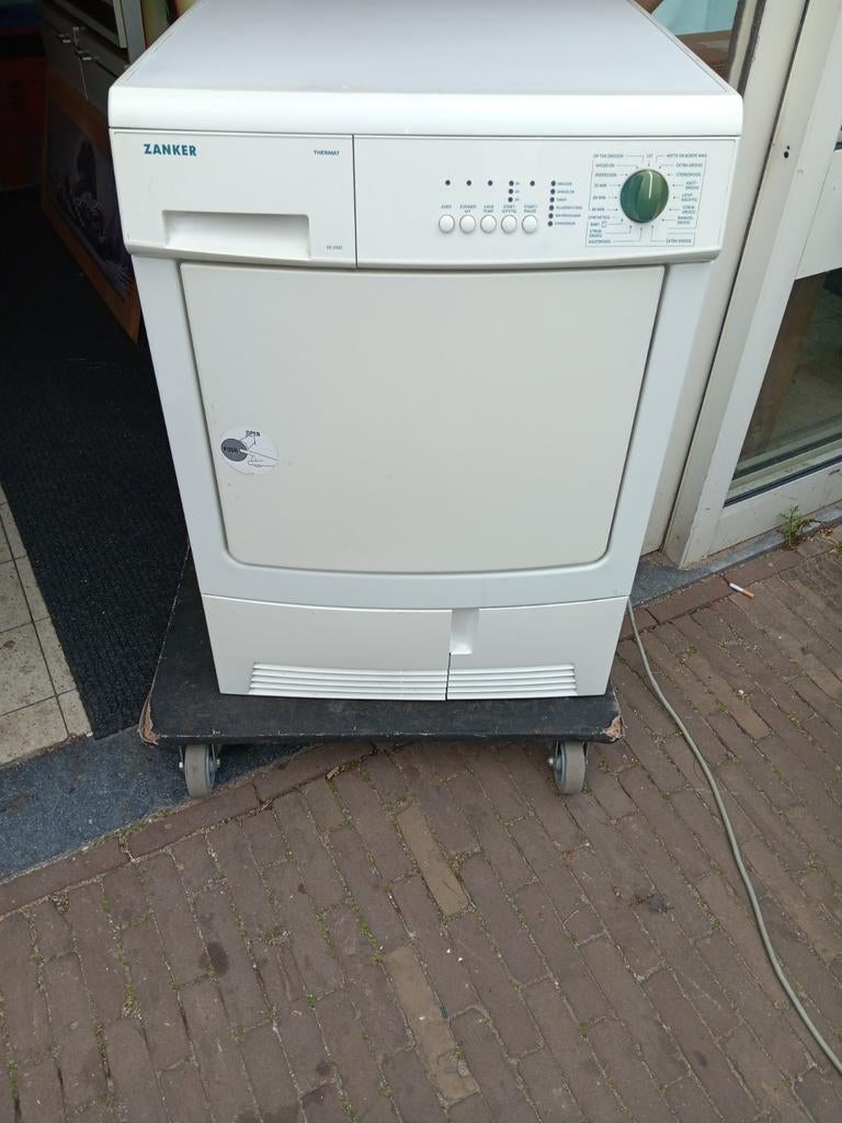 Zanker Condensdroger - Betrouwbaar en Efficiënt, Ophalen, 6 tot 8 kg, Gebruikt, Voorlader