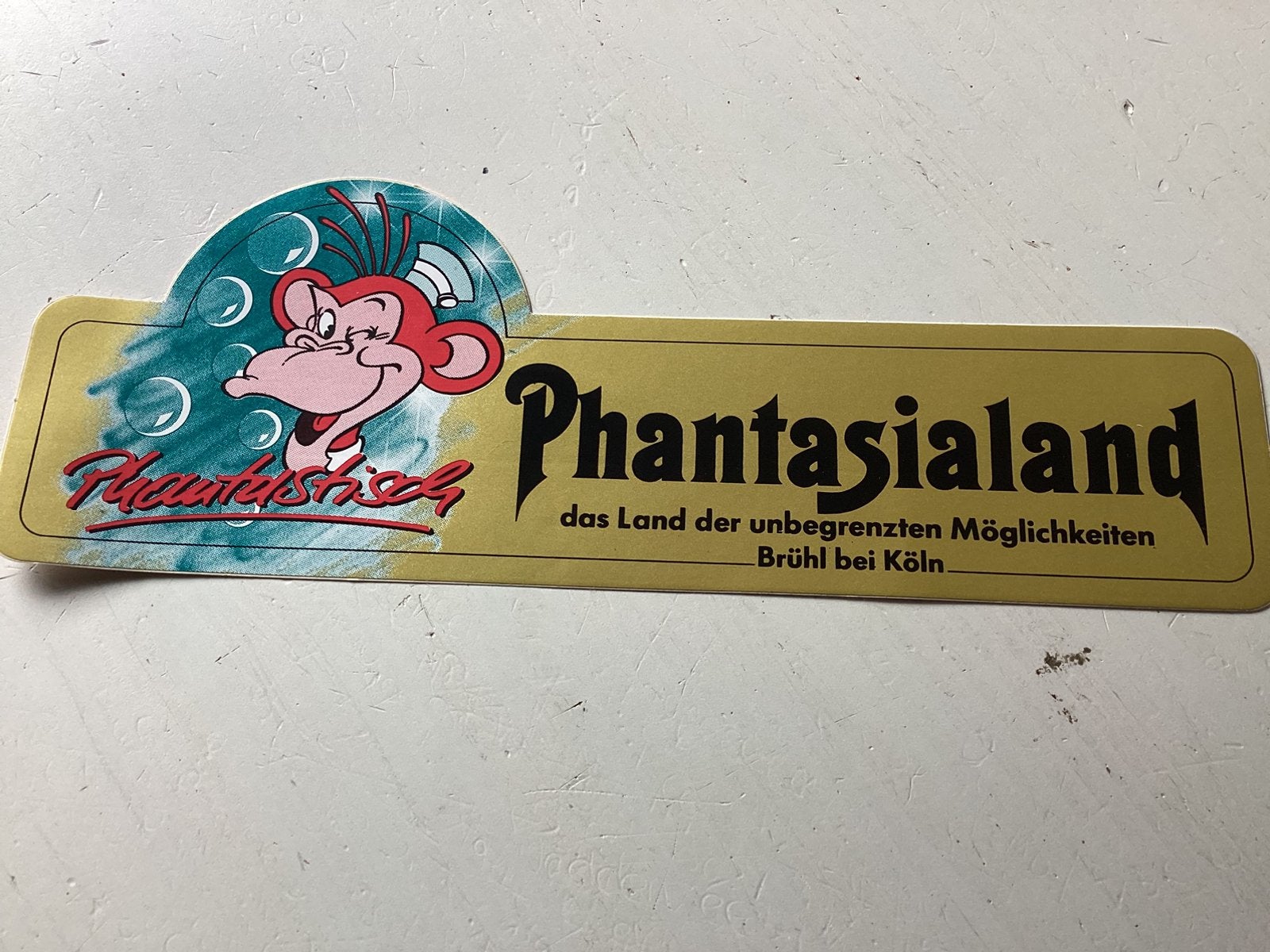 Sticker Phantasialand, Verzenden, Zo goed als nieuw