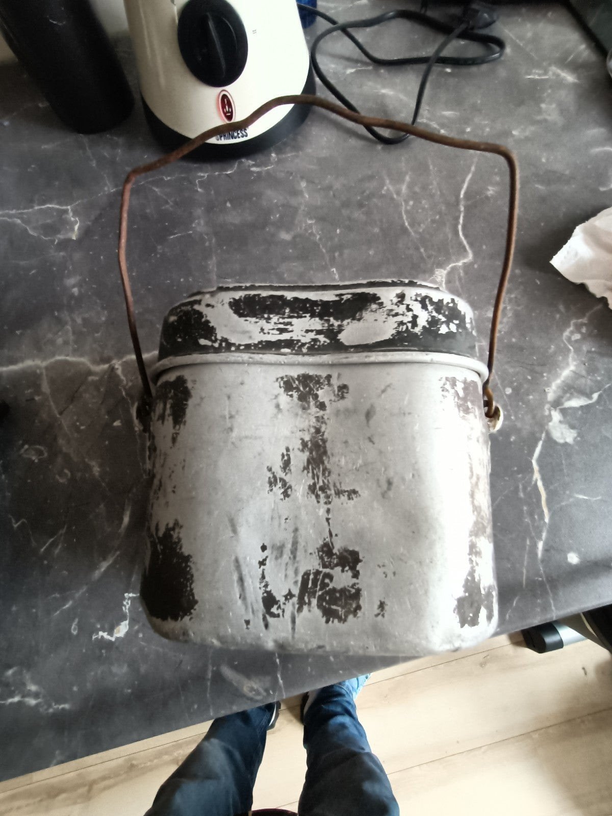 Eetketel duits ww2, Ophalen of Verzenden, Duitsland