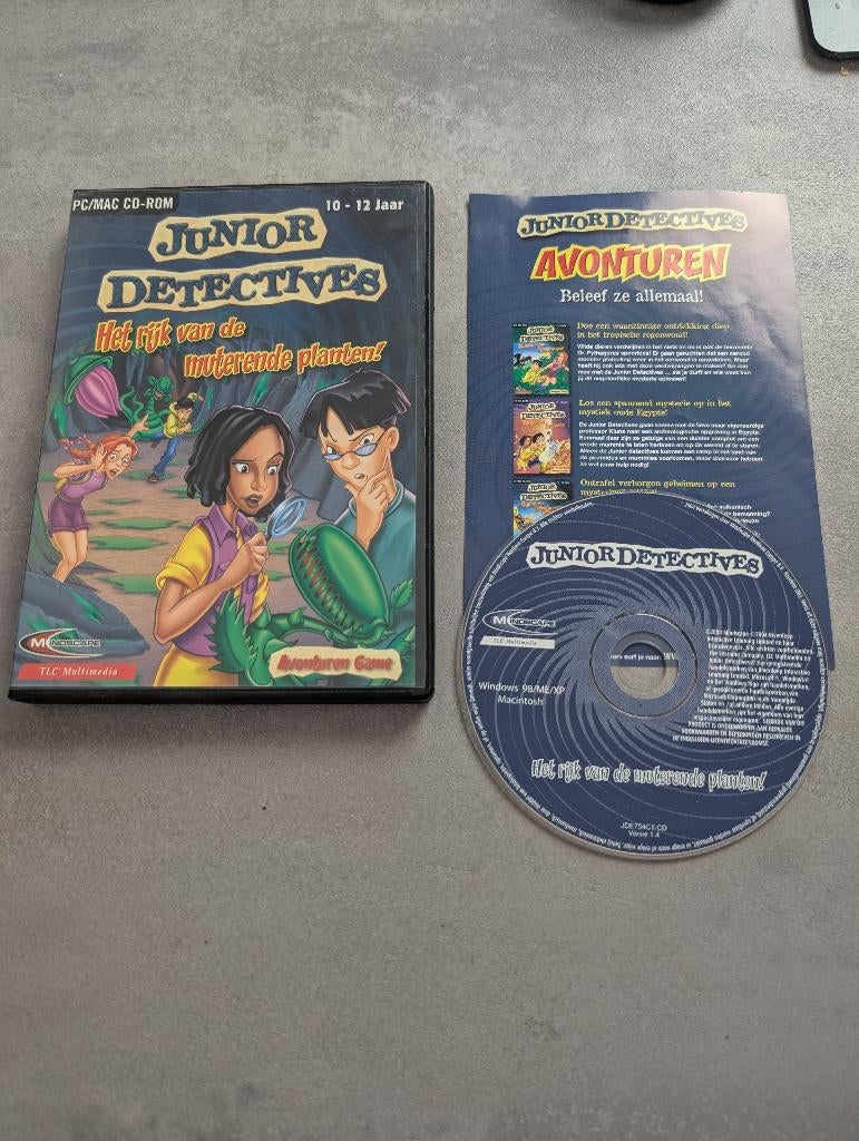 Junior detective het rijk van de muterende planten PC CD-rom, Spelcomputers en Games, Games | Pc, 1 speler, Ophalen of Verzenden