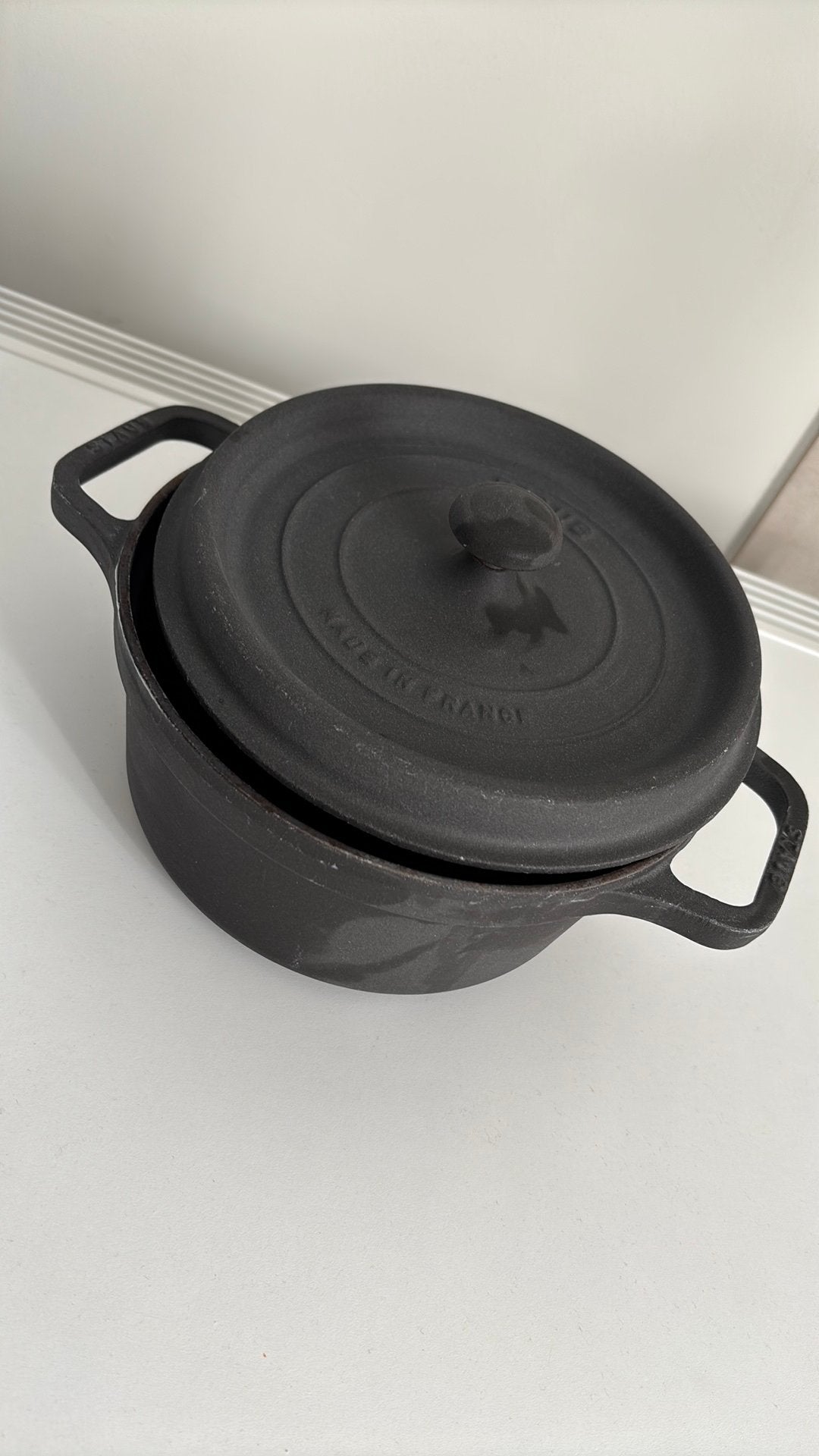 Staub braadpan, Ophalen, Gebruikt, Met deksel, Overige merken