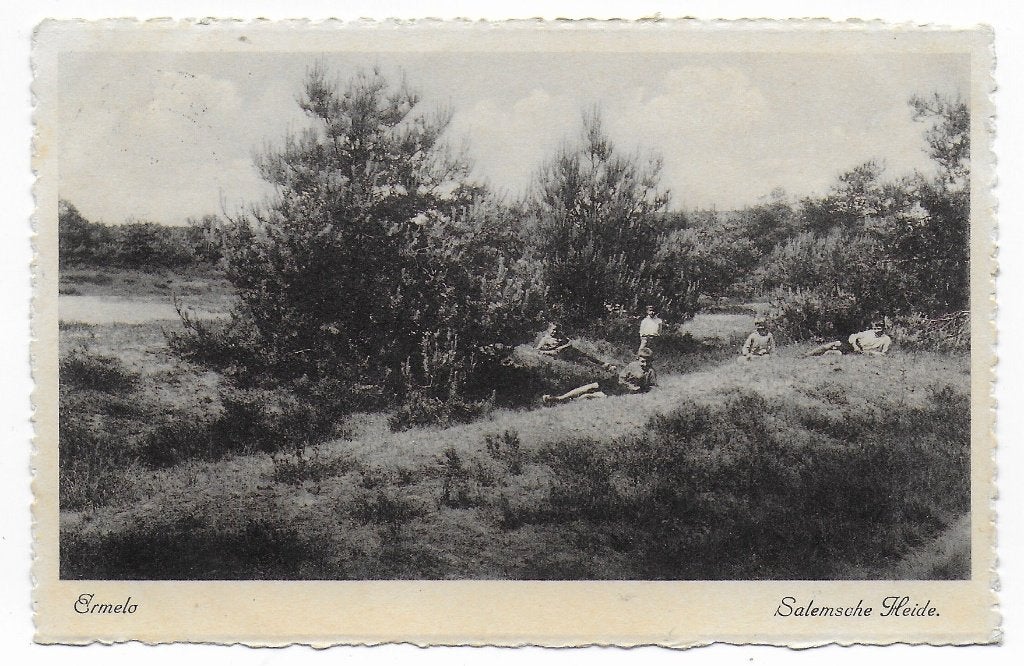 Ermelo Salemsche heide Gelopen Ansichtkaart ( B8165), Ophalen of Verzenden, Voor 1920, Gelopen, Gelderland