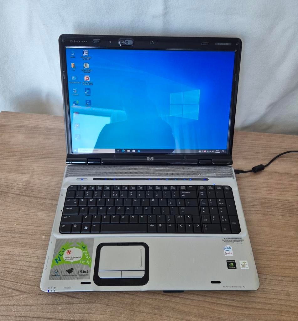 17 inch HP laptop/win 10 pro/3gig ram/750gig hdd/DVD brander, Computers en Software, Ophalen, Hp, Gebruikt, HDD