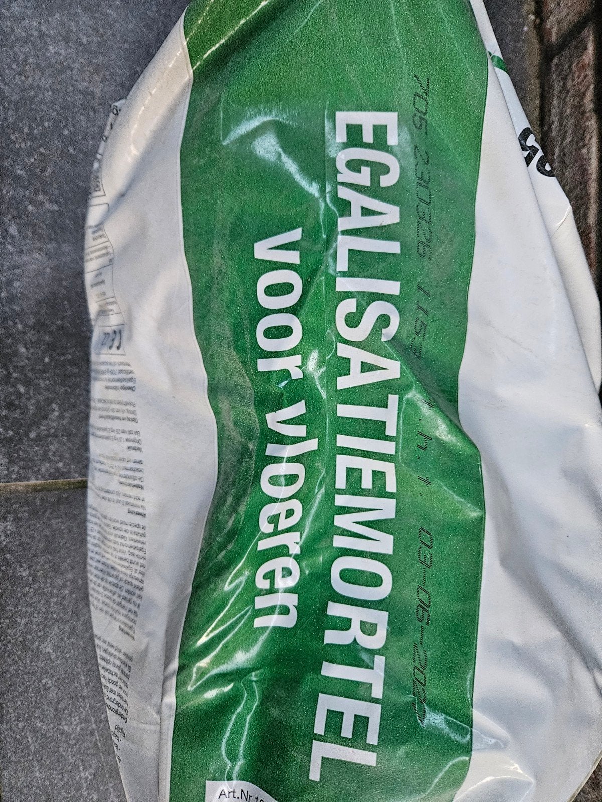 Egalisatiemortel voor vloeren, Ophalen, Nieuw
