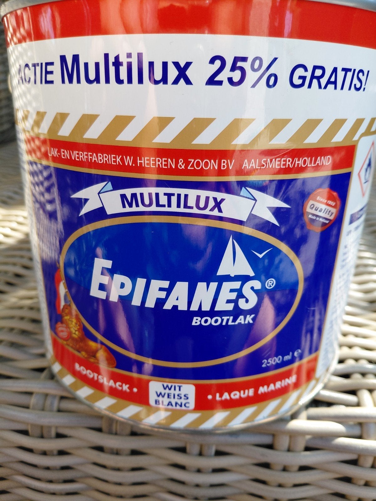 Bootlak Epifanes., Ophalen, Nieuw, Wit