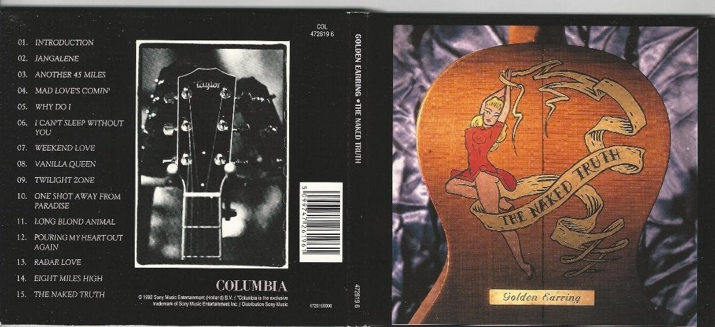 Golden Earring - The naked truth = DIGIPACK !!!! = 6,99, Ophalen of Verzenden, Zo goed als nieuw, Poprock
