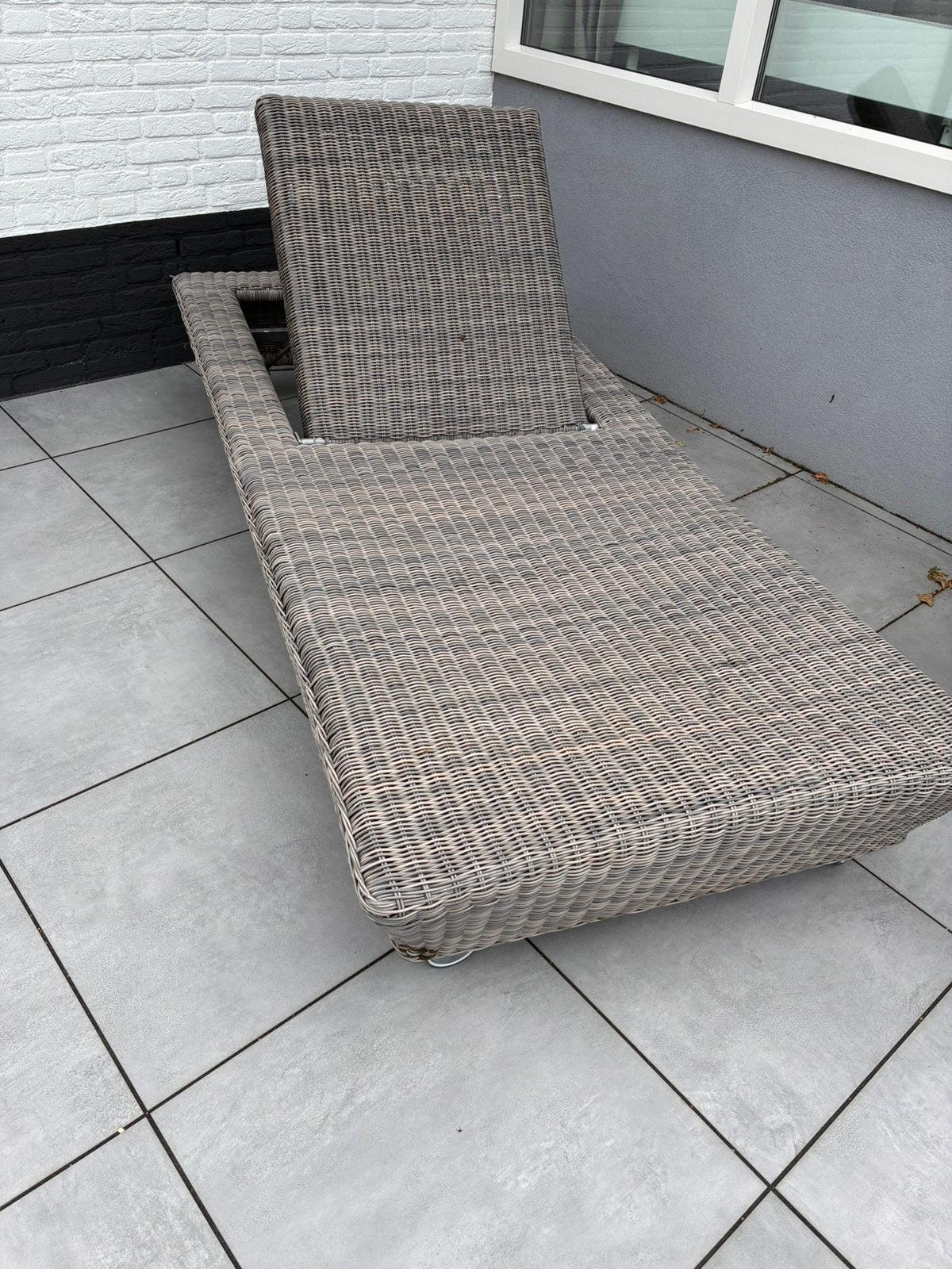 Ligbed inclusief matras, verrijdbaar, Tuin en Terras, Ophalen, Gebruikt, Loungeset
