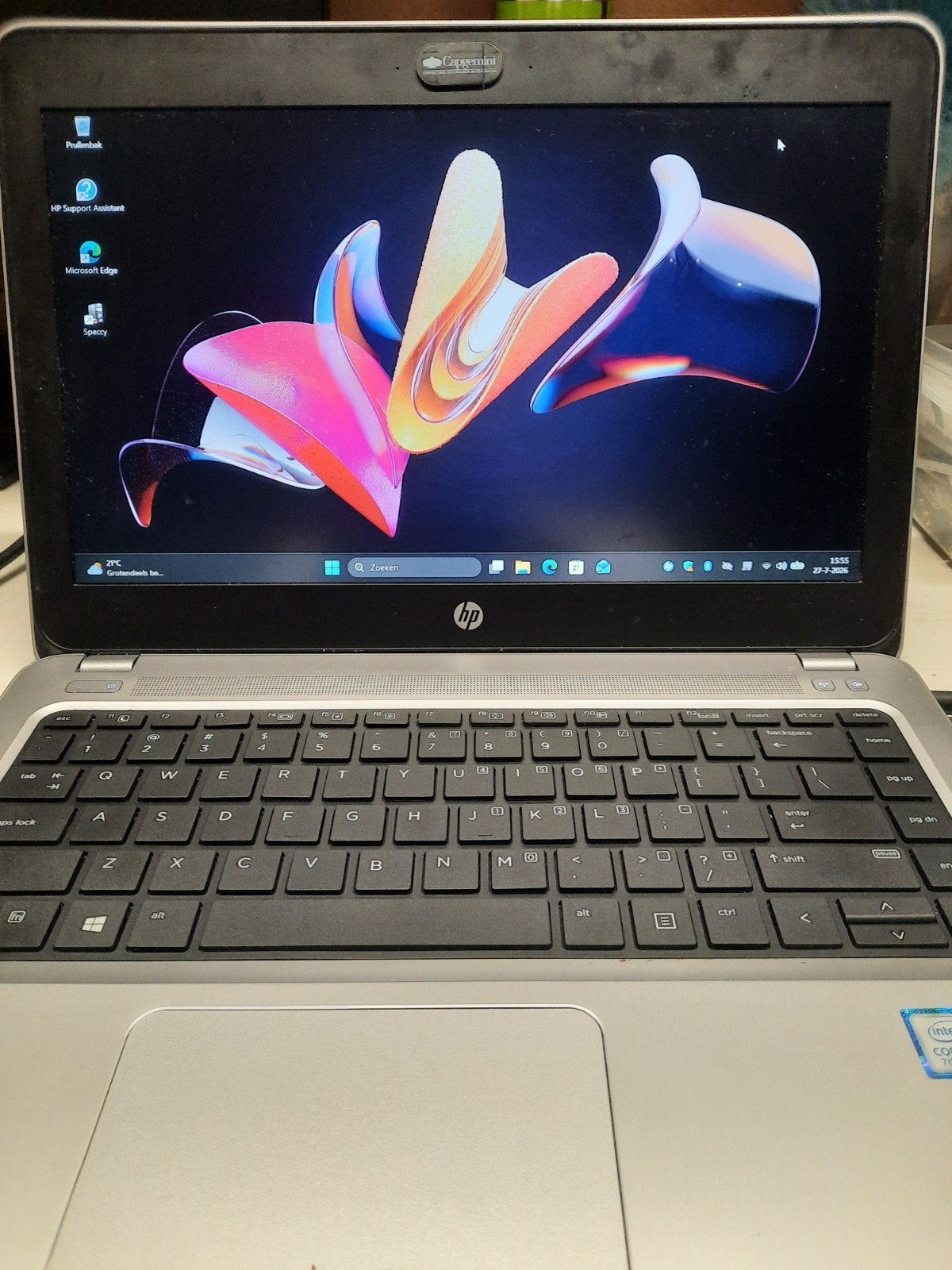 hp probook, 7e gen i5, 8gb geheugen, ssd, Windows 11, Computers en Software, Windows Laptops, 2 tot 3 Ghz, Qwerty, 8 GB, 13 inch