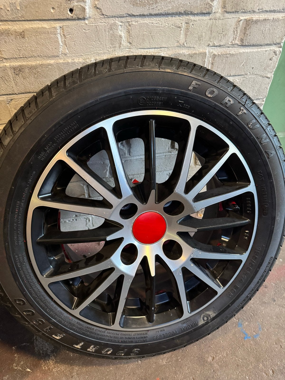 Peugeot 206 velgen incl. banden 14 inch, 14 inch, Gebruikt, N.V.T., Banden en Velgen