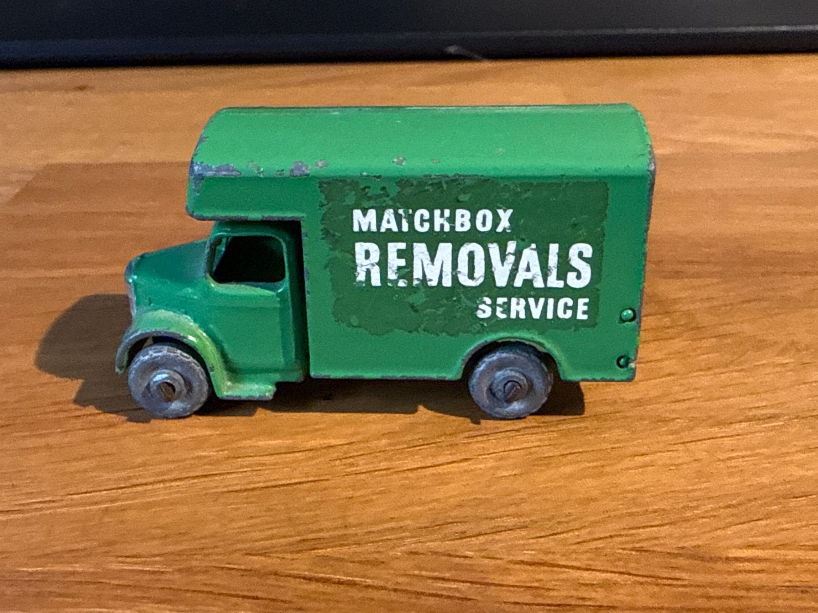 Matchbox RW 17B Removals Van uit 1958 izgs, Verzenden, Gebruikt, Auto