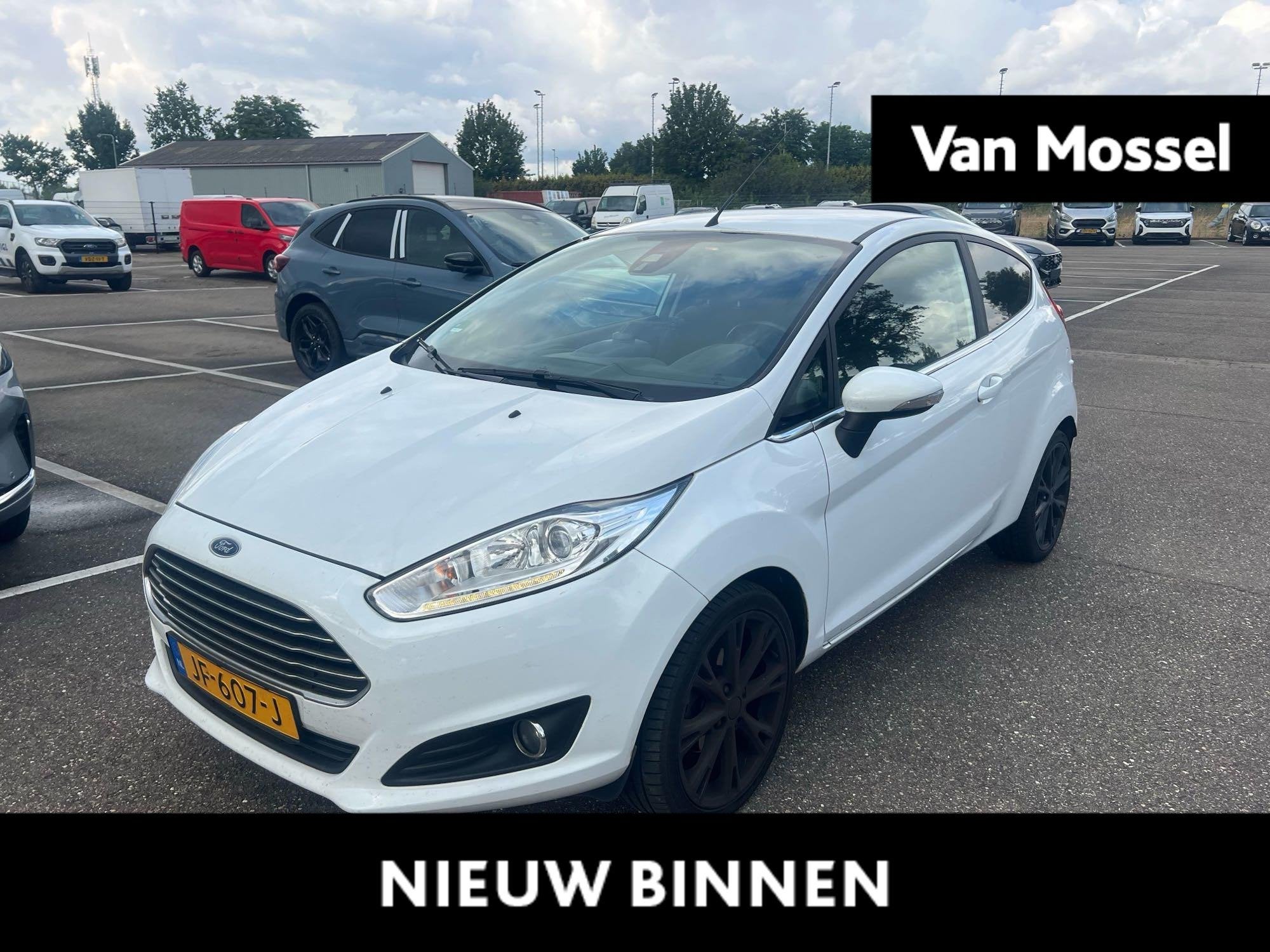 Ford Fiesta 1.0 EcoBoost Titanium | Automaat | Volledig Deal, Auto's, 12 maanden, Wit, Origineel Nederlands, Bedrijf