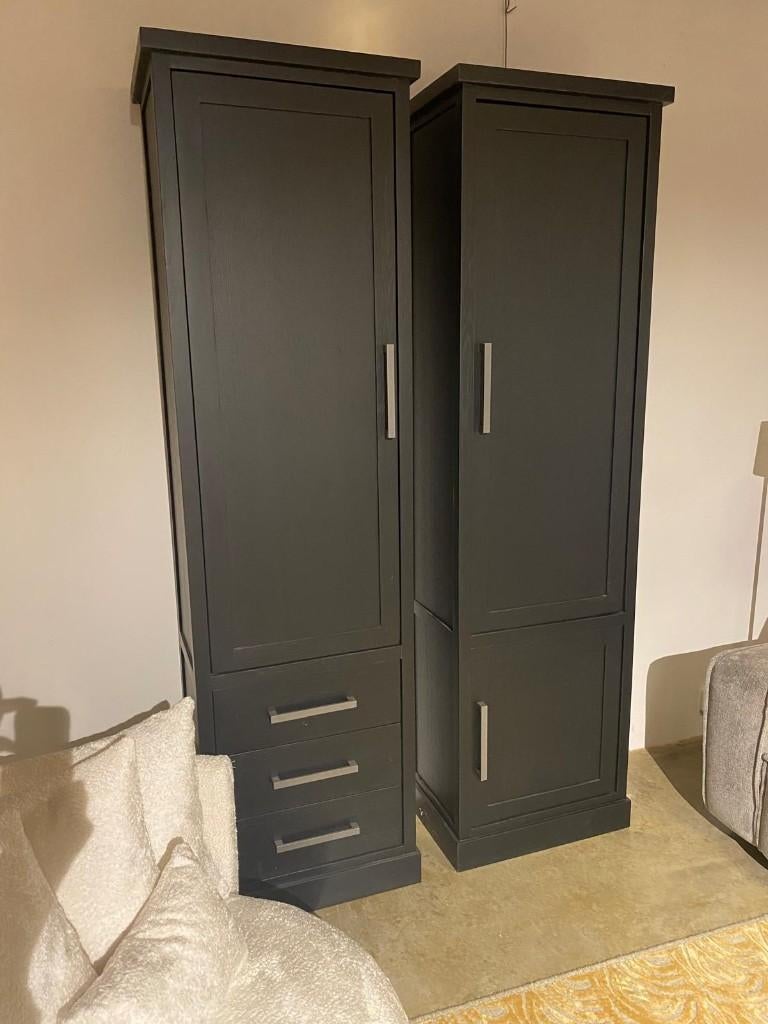 Set van 2 Salerno kasten nu eenmalig als set voor €1998,-, Ophalen, 200 cm of meer, Eikenhout, Nieuw