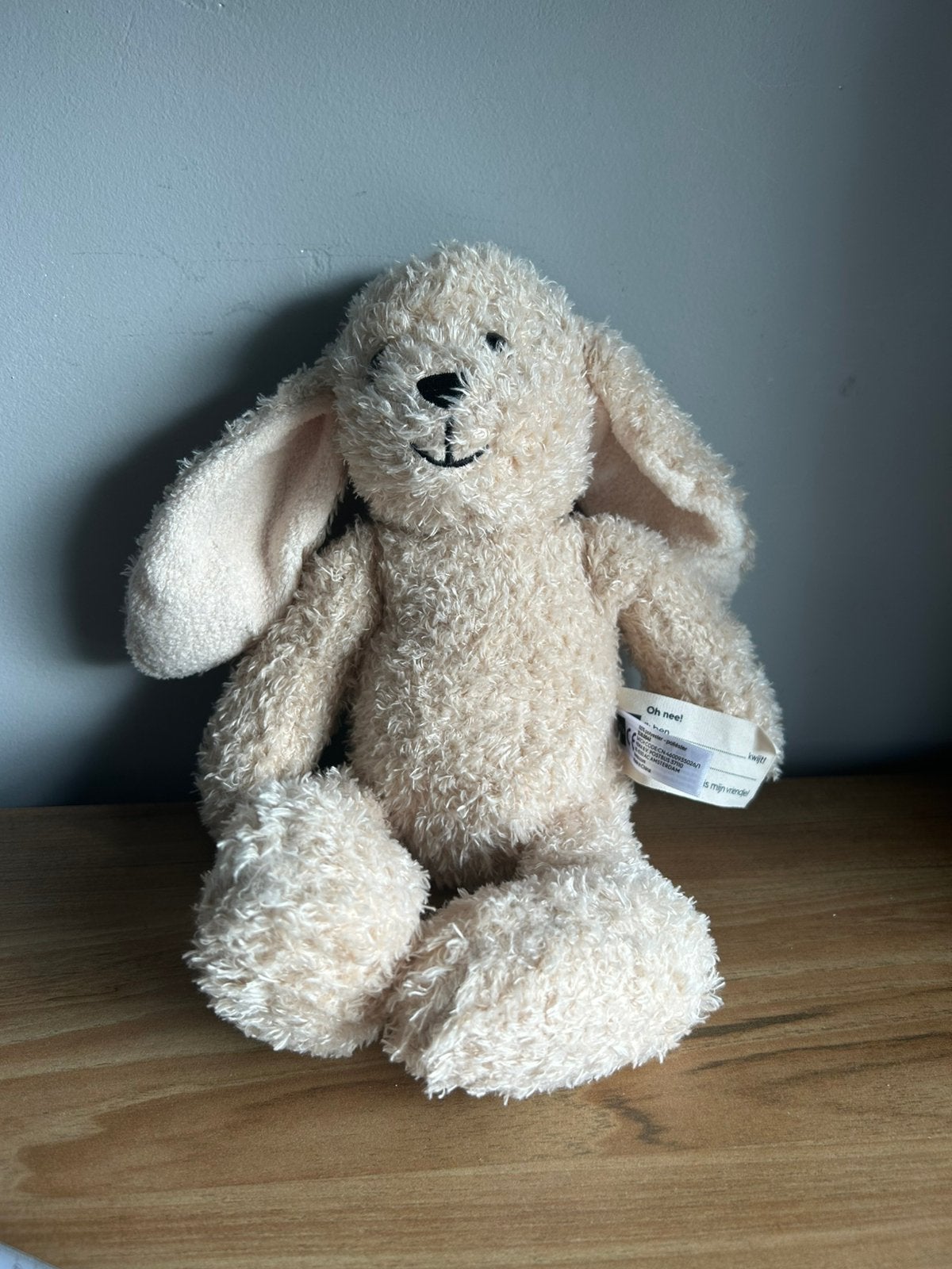 Hema knuffel konijn nieuw knuffeltje knuffels, Verzenden, Nieuw, Konijn
