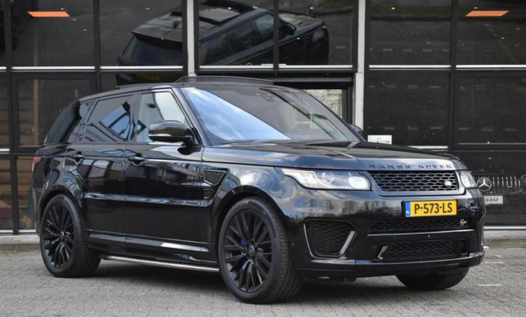 Land Rover Range Rover SVR 5.0 V8 2017 Pano, HUD Facelift !, Auto's, Land Rover, Automaat, 3000 kg, Zwart, Vierwielaandrijving