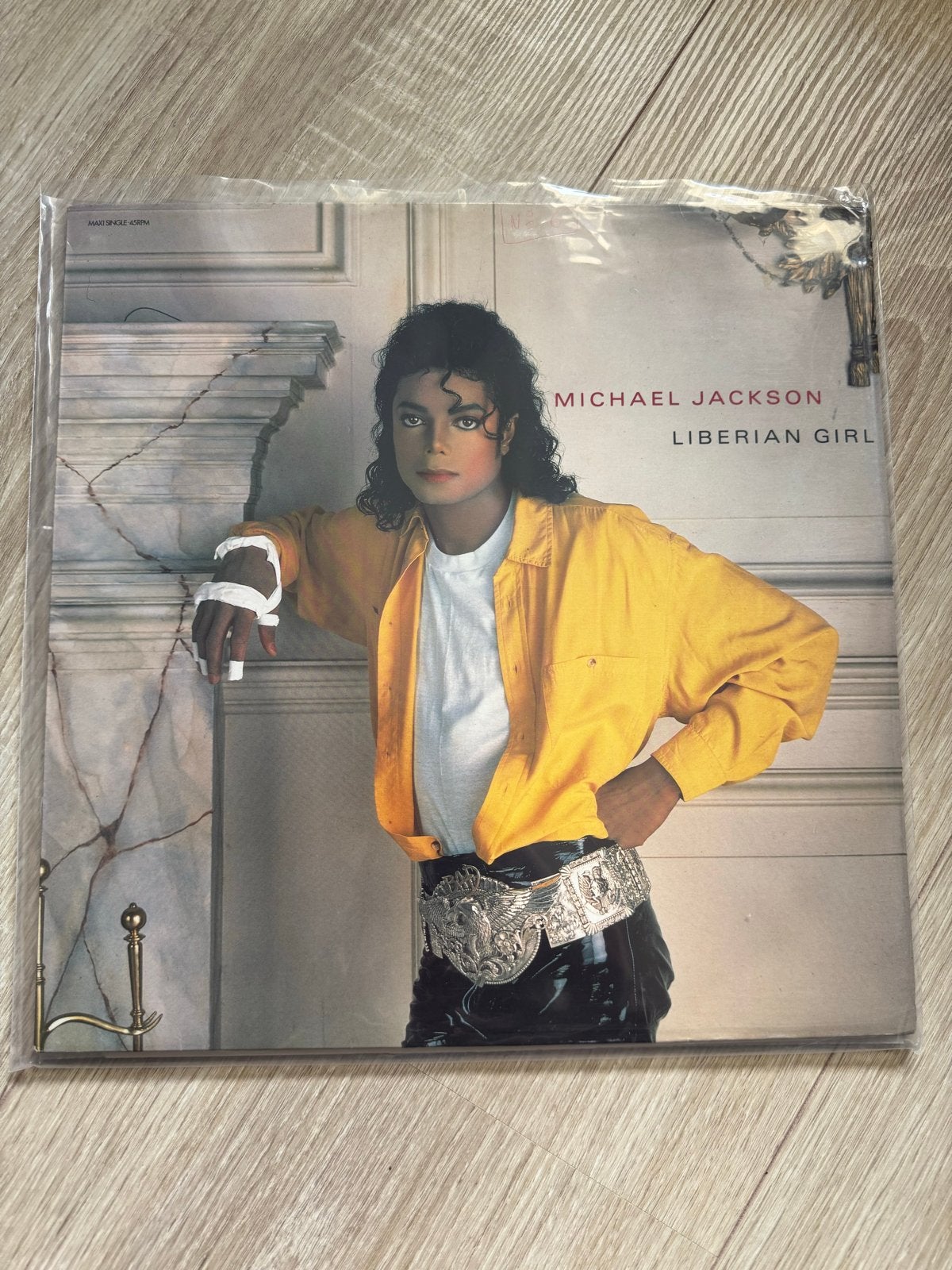 Michael Jackson - Liberian Girl (1989) 12 inch maxi-single, Gebruikt, Ophalen of Verzenden, Pop, 12 inch