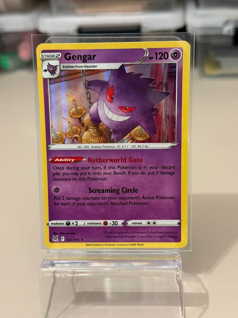 Gengar Holo - Lost Origin Pokemon, Ophalen of Verzenden, Zo goed als nieuw