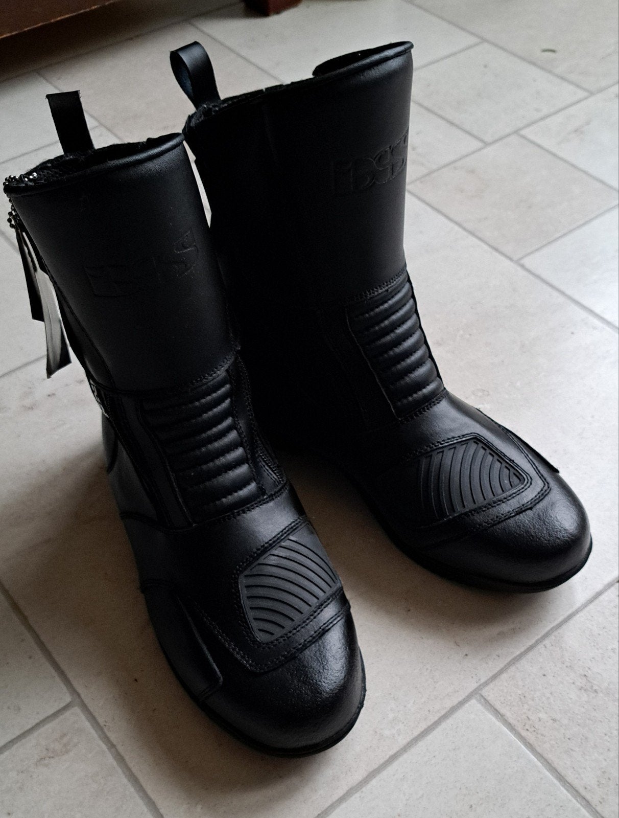 Nieuwe leren heren motorlaarzen maat 42, Motoren, Ophalen, Heren, IXS Gore-Tex, Laarzen