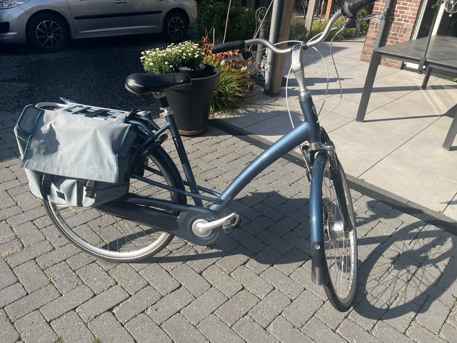 Batavis Bolero dames fiets met fietstassen, Ophalen, Versnellingen, Batavus, Trommelrem