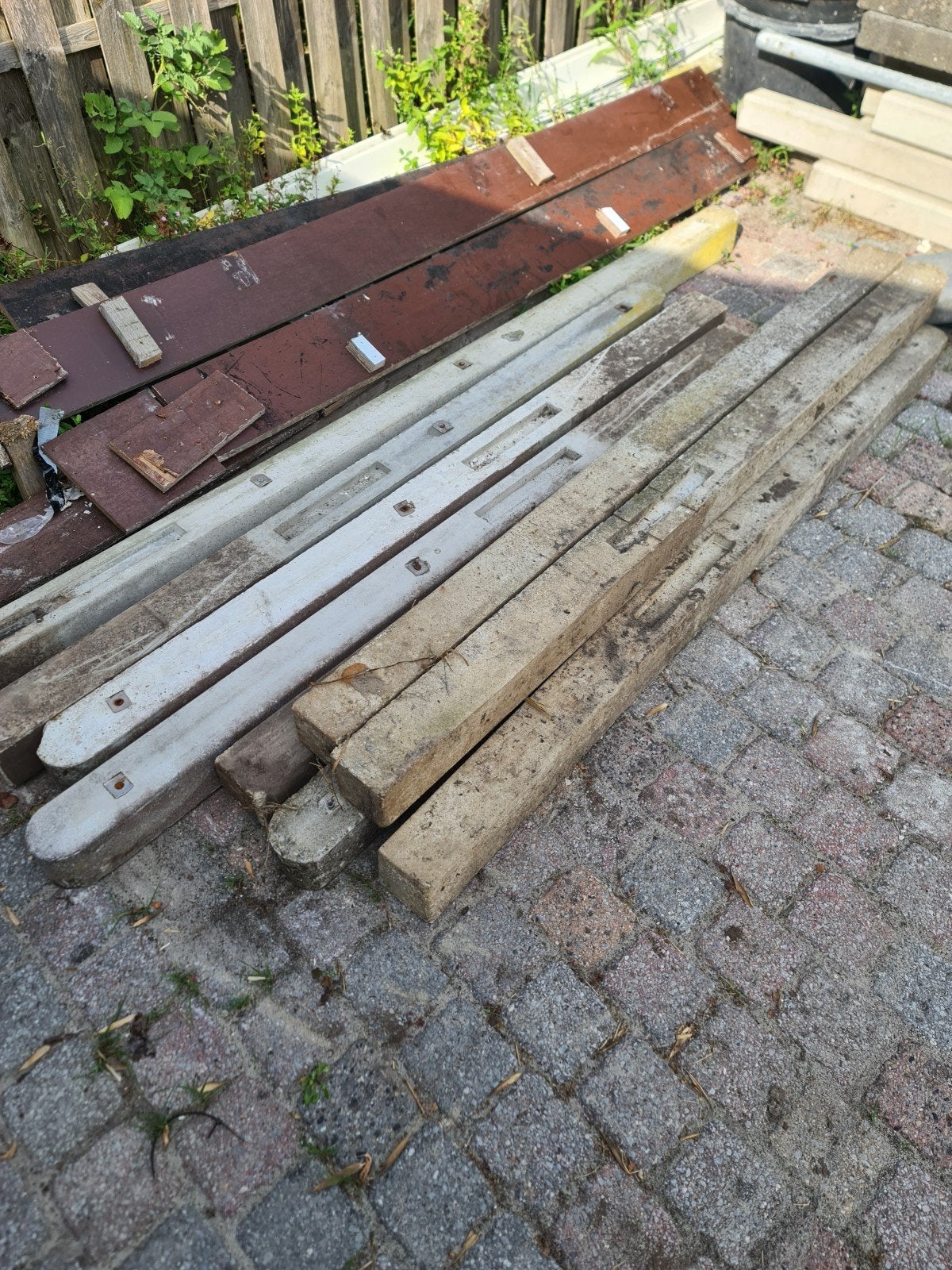 betonpalen voor schutting, Tuin en Terras, Palen, Balken en Planken, Ophalen, 180 tot 250 cm, Palen