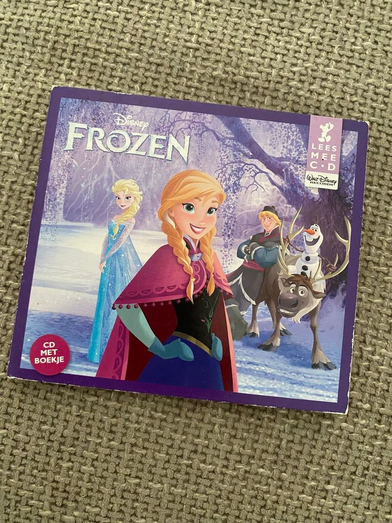 Disney Frozen Lees Mee CD met boekje, Ophalen of Verzenden, Zo goed als nieuw, Verhaal of Sprookje, 3 tot 5 jaar