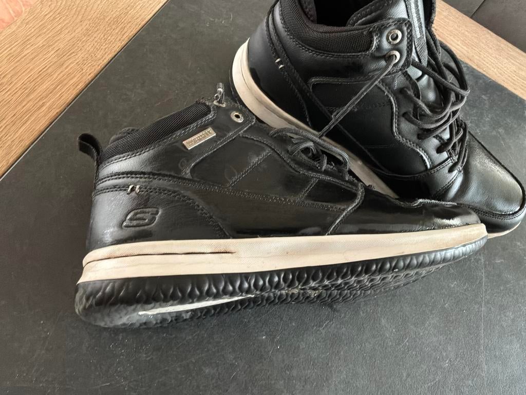 Zwarte Skechers sneakers maat 46, Ophalen of Verzenden, Gedragen, Zwart, Sneakers of Gympen
