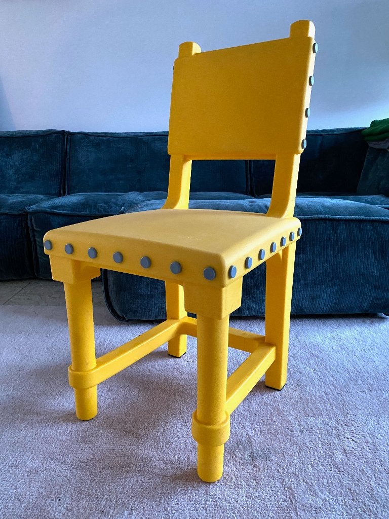 Moooi Gothic Chair geel yellow dutch design by Studio Job, Geel, 87 cm, Verzenden, Gemerkt