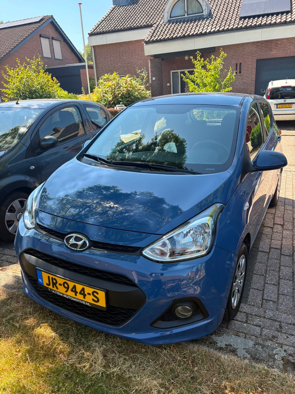Hyundai i10 1.0i 66pk 2017 Blauw, Auto's, 31 €/maand, 23 km/l, Origineel Nederlands, Handgeschakeld
