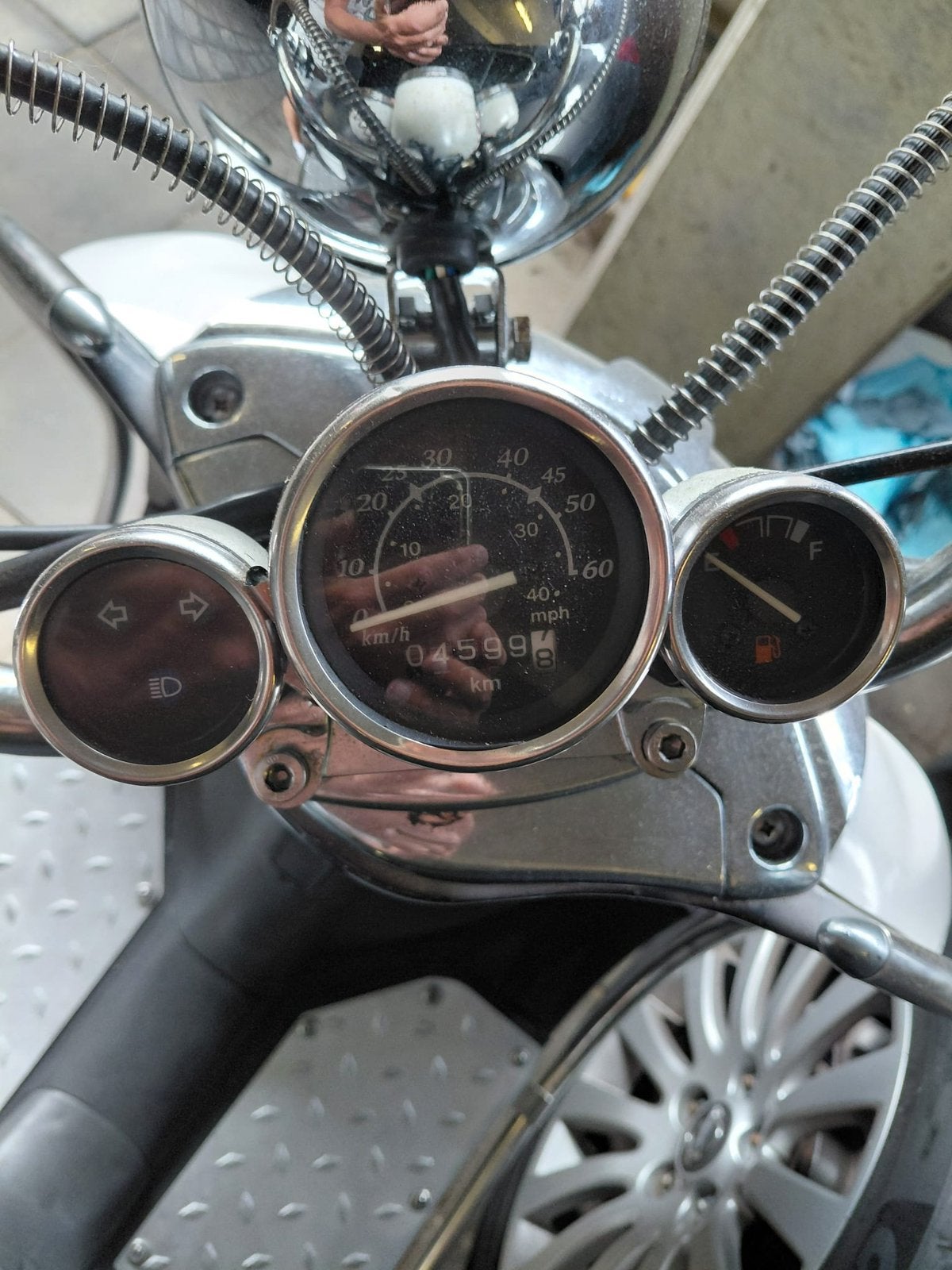 Retro scooter te koop, Gebruikt, Maximaal 45 km/u, Ophalen of Verzenden, Benzine