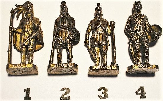 32me-Ferrero kinder surprise metal INCAS inca, Verzamelen, Verrassingseieren, Ophalen of Verzenden, Zo goed als nieuw, Overige typen