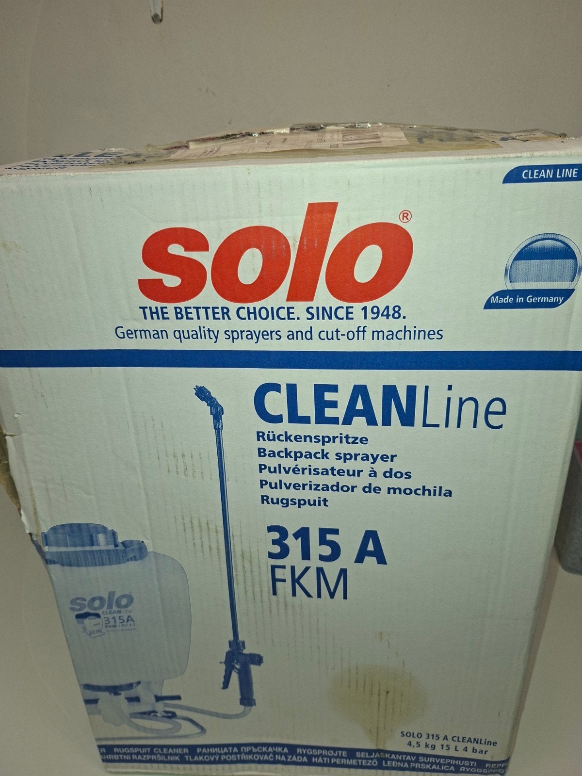 SOLO RUGSPROEIER, Tuin en Terras, Ophalen of Verzenden, Nieuw