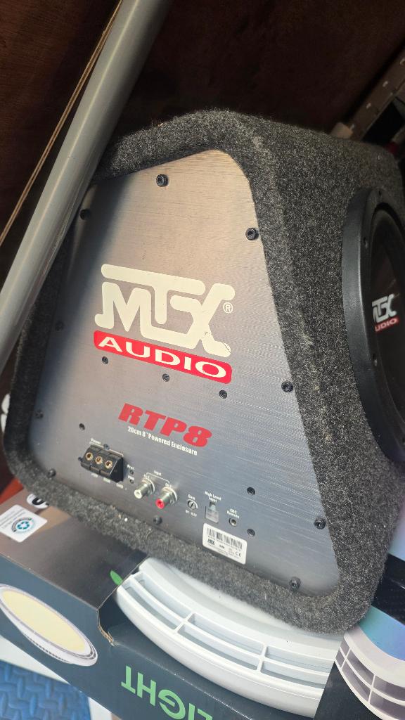 Subwoofer active MTX, Auto diversen, Ophalen, Zo goed als nieuw