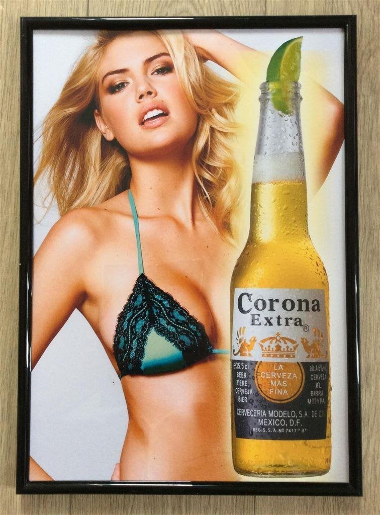 CORONA EXTRA BIER Reclame Affiche Poster in frame