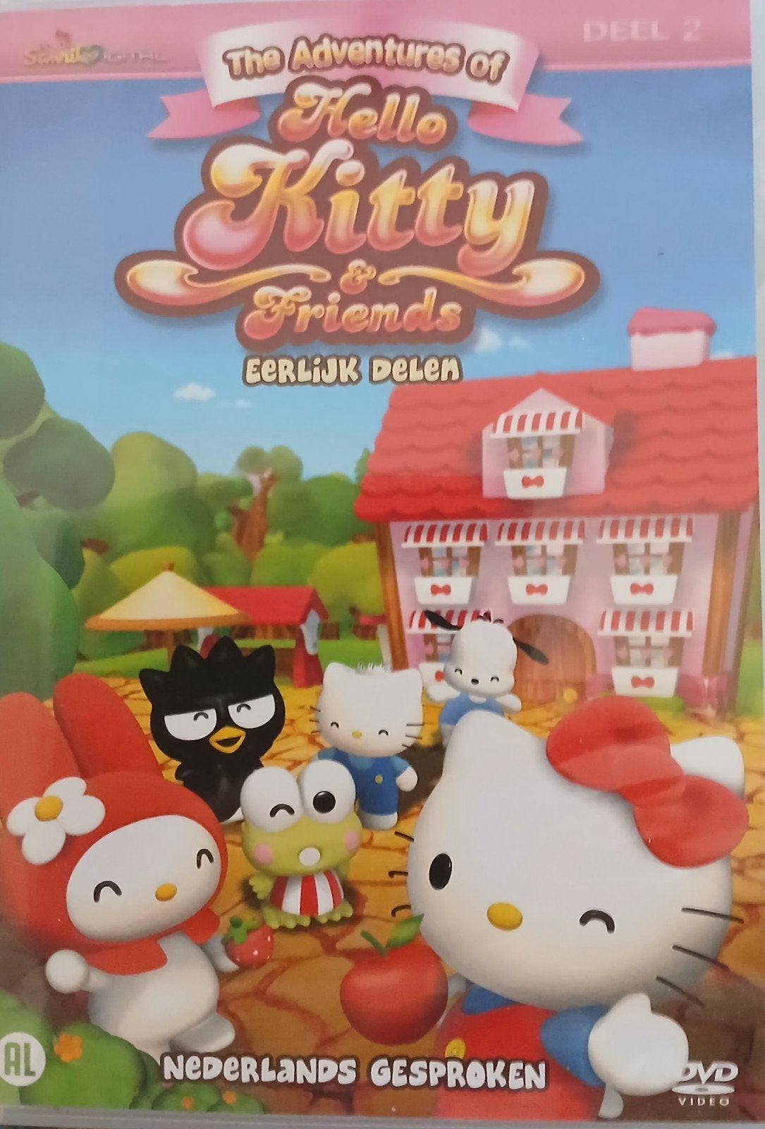 hello kitty dvd.s 3 stuks zie foto.pakket 460, Alle leeftijden, Ophalen of Verzenden, Zo goed als nieuw