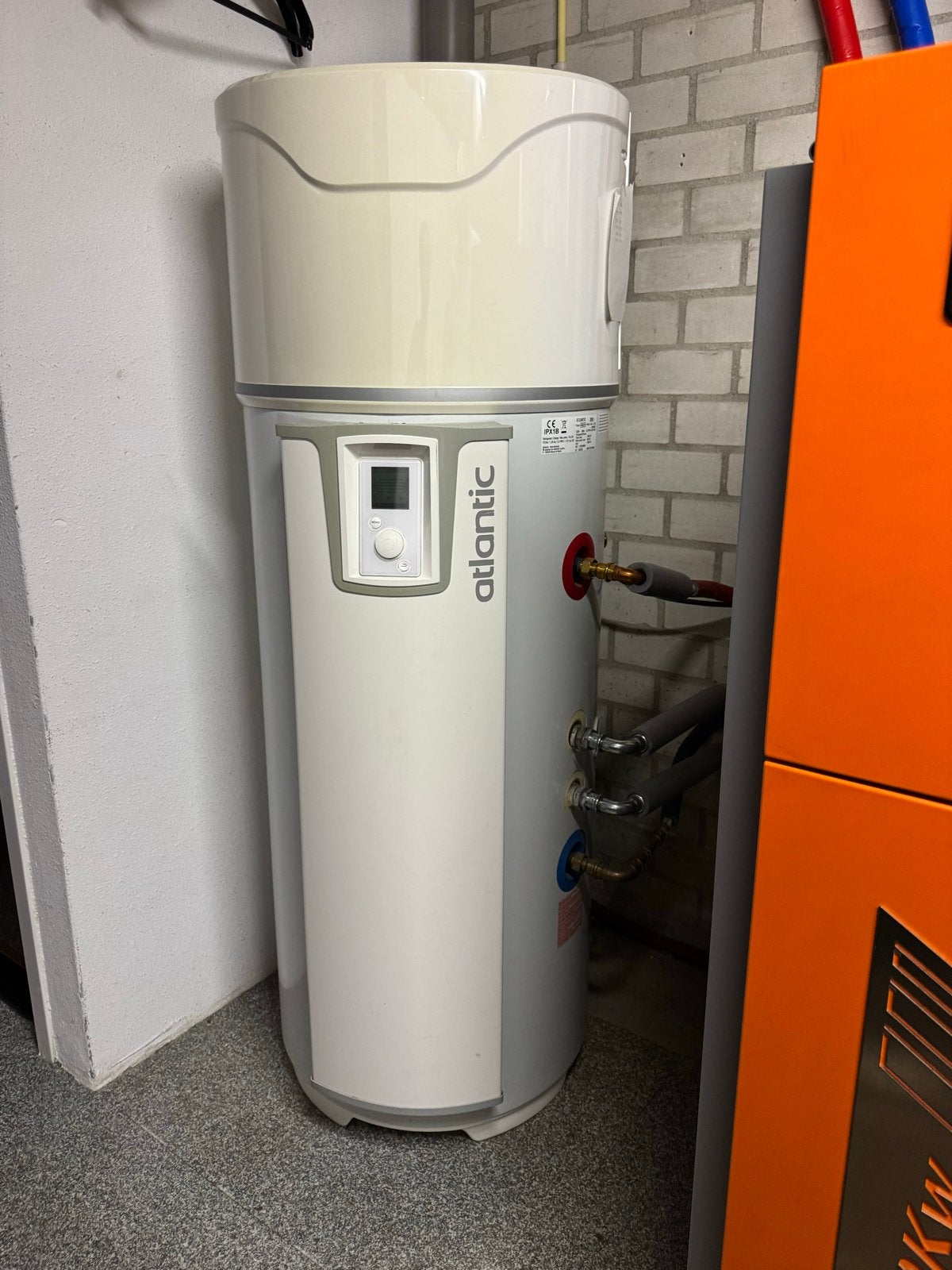 Atlantic 200L warmtepompboiler, Ophalen, Verwarmen, Minder dan 60 m³, 3 snelheden of meer