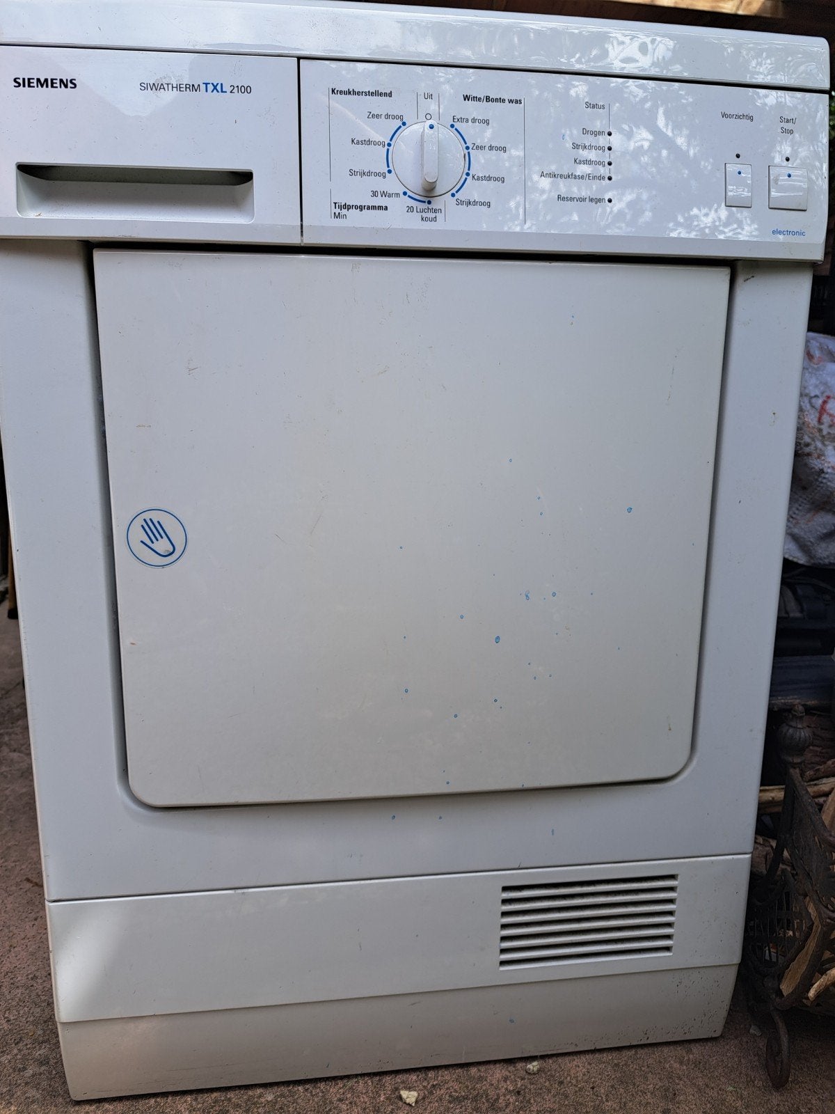 Siemens Siwatherm TXL 2100 Wasdroger - Gebruikt maar goed, Witgoed en Apparatuur, Wasdrogers, Gebruikt, Luchtafvoer, Ophalen of Verzenden